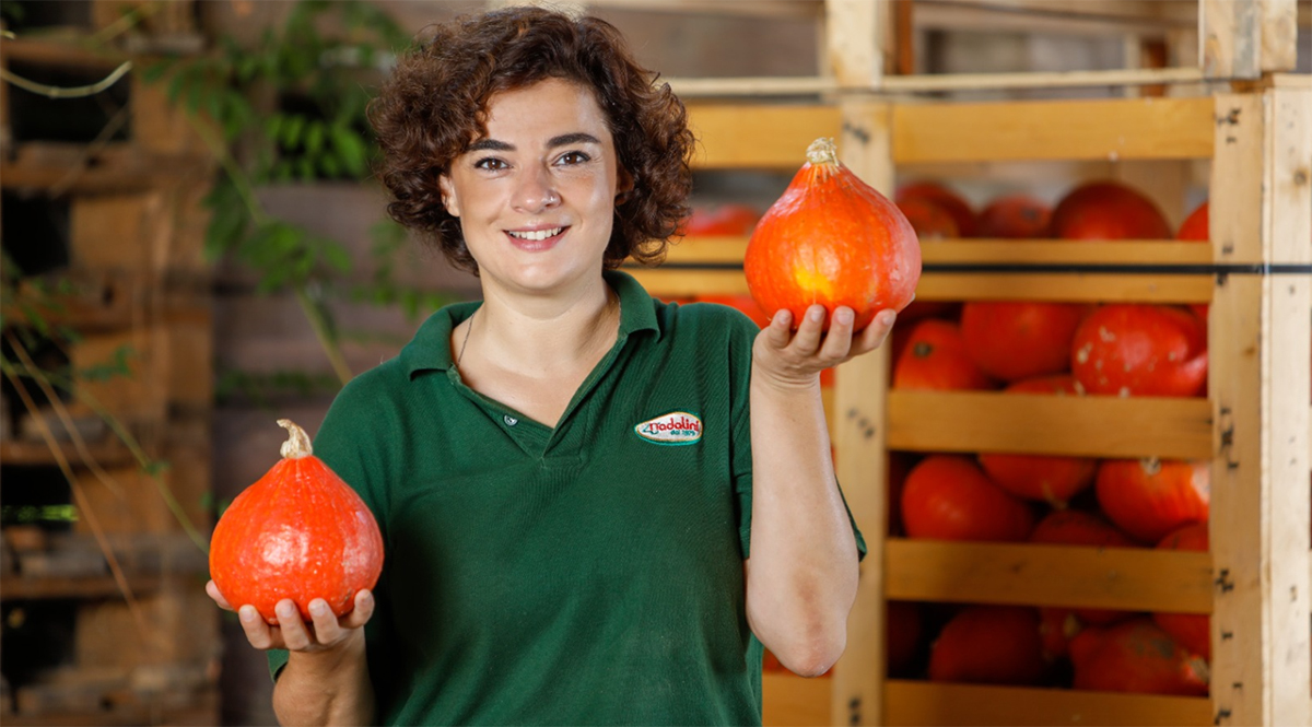 Francesca Nadalini, responsabile di una delle storiche aziende produttrici di cucurbitacee di Op Sermide Ortofruit